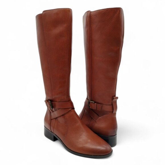 Naturalizer Women's Size 8.5 Rena Ciderspice Wide Calf Knee High Riding Boot - Picture 14 of 16